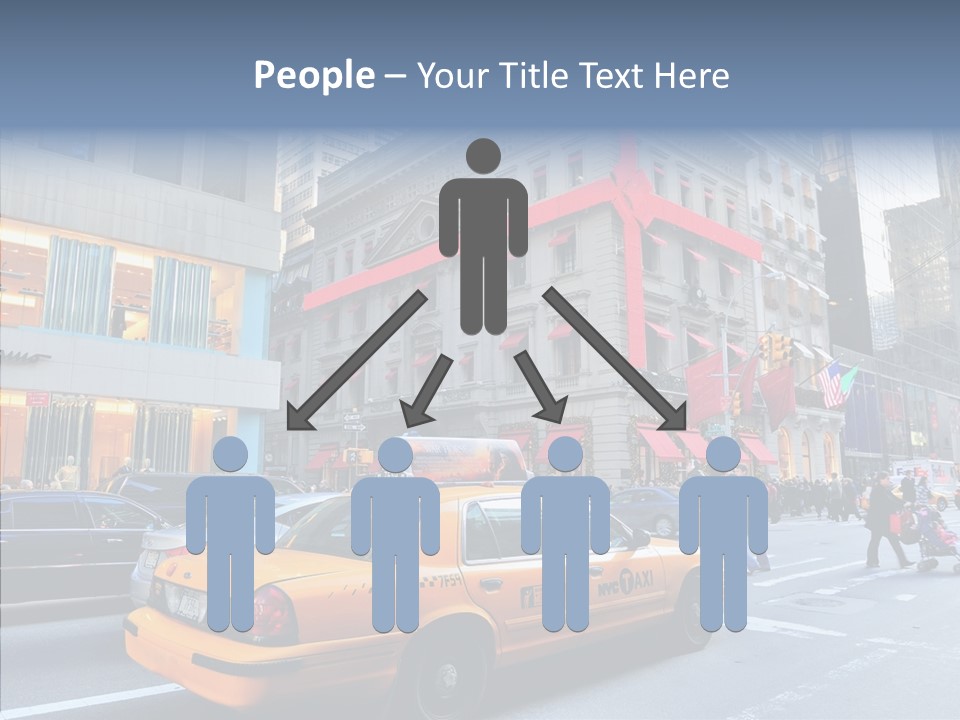 Street Busy Urban PowerPoint Template