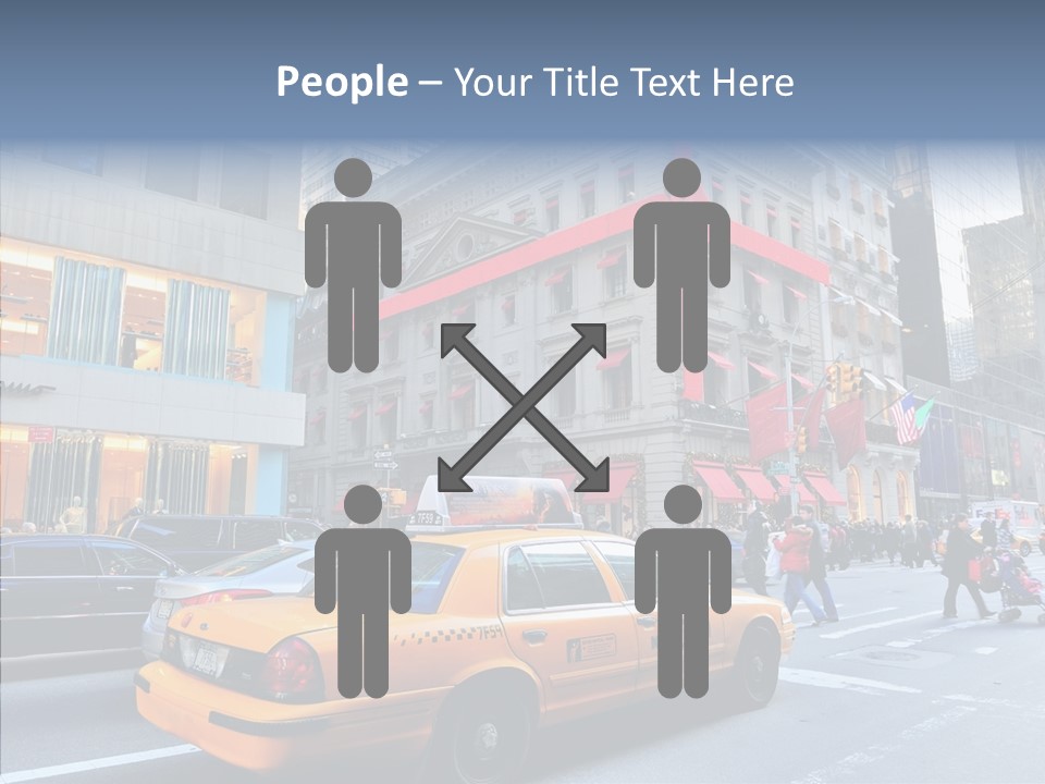 Street Busy Urban PowerPoint Template