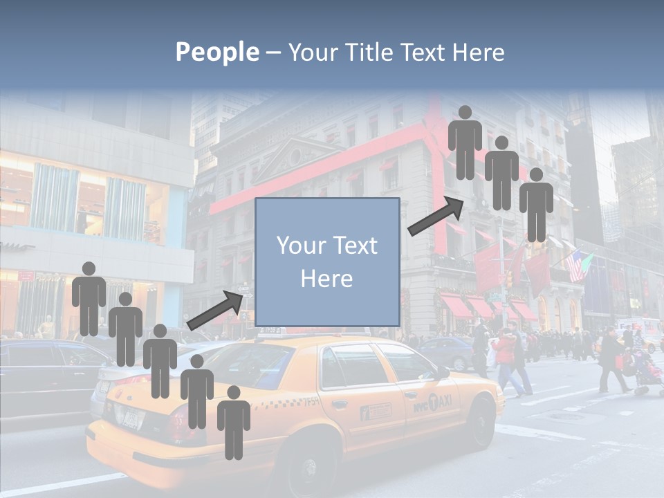 Street Busy Urban PowerPoint Template