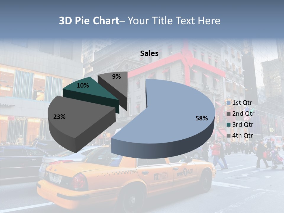 Street Busy Urban PowerPoint Template
