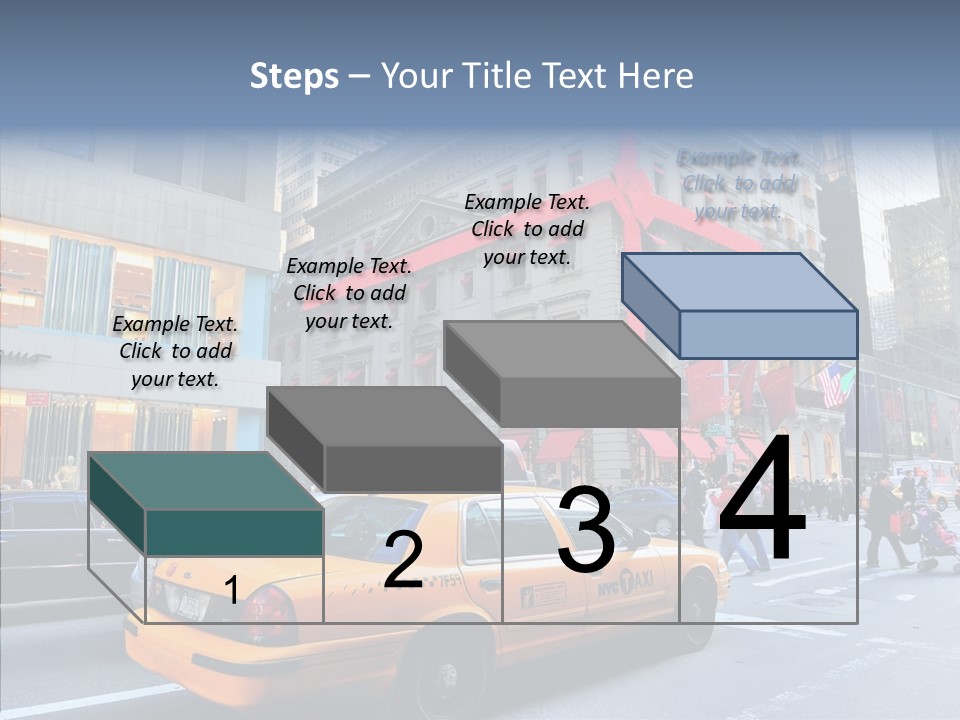 Street Busy Urban PowerPoint Template