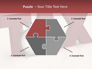 Timer Background Economy PowerPoint Template