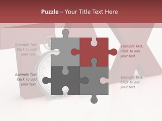 Timer Background Economy PowerPoint Template