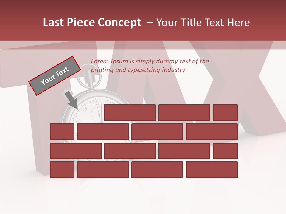 Timer Background Economy PowerPoint Template