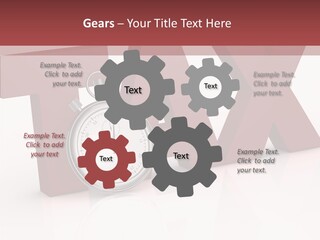 Timer Background Economy PowerPoint Template
