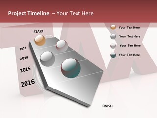 Timer Background Economy PowerPoint Template