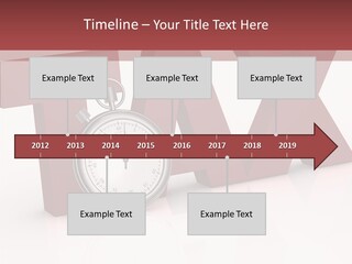 Timer Background Economy PowerPoint Template