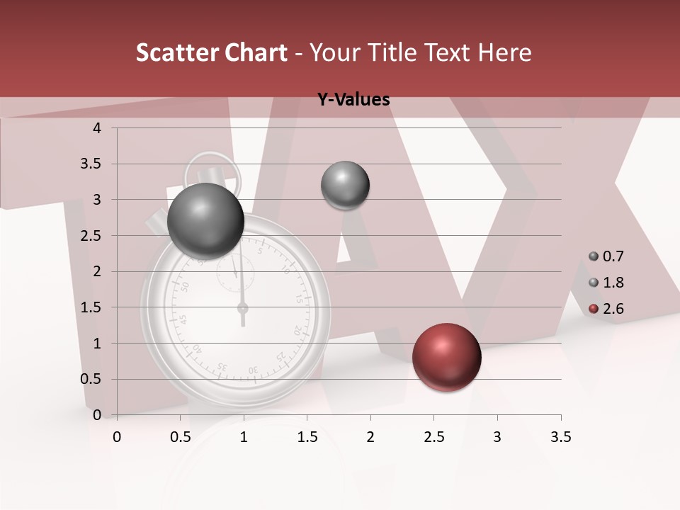 Timer Background Economy PowerPoint Template