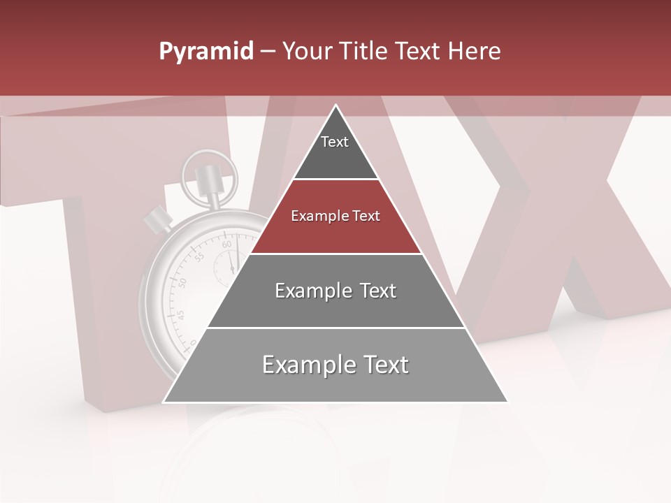 Timer Background Economy PowerPoint Template