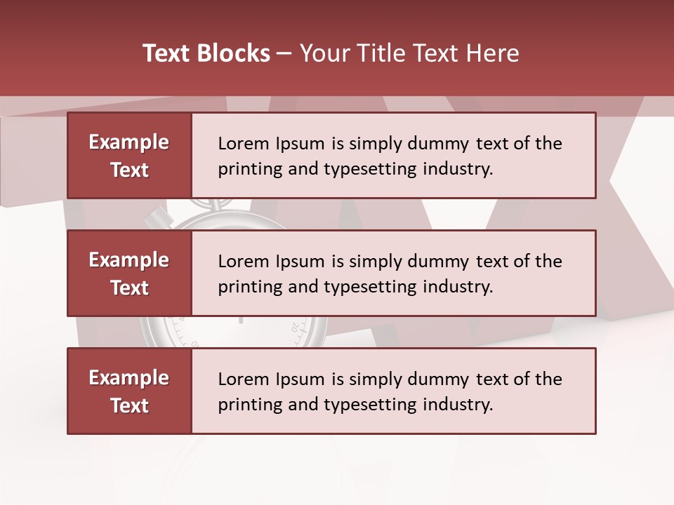 Timer Background Economy PowerPoint Template