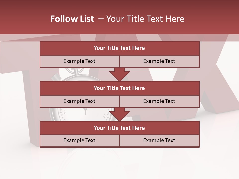 Timer Background Economy PowerPoint Template