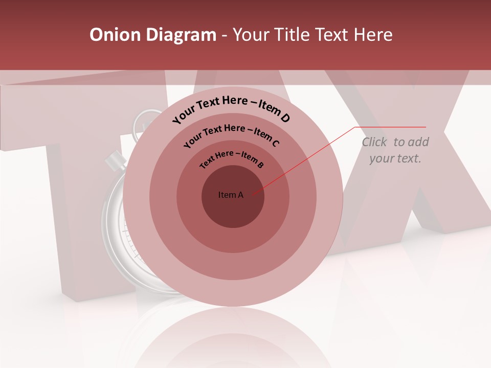 Timer Background Economy PowerPoint Template
