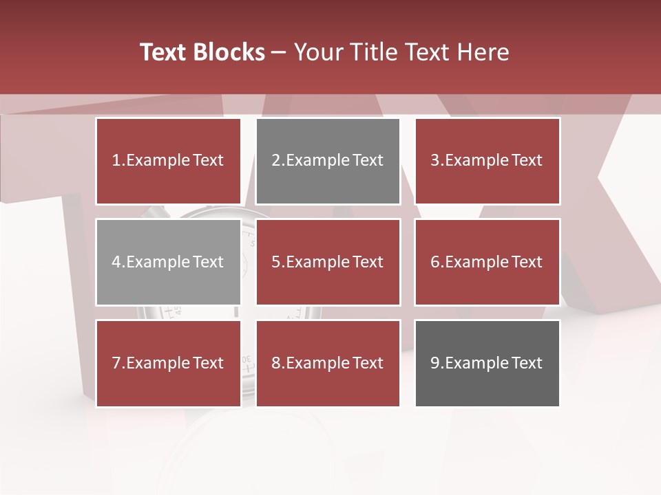 Timer Background Economy PowerPoint Template