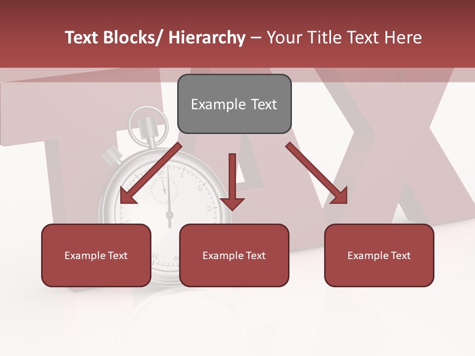 Timer Background Economy PowerPoint Template