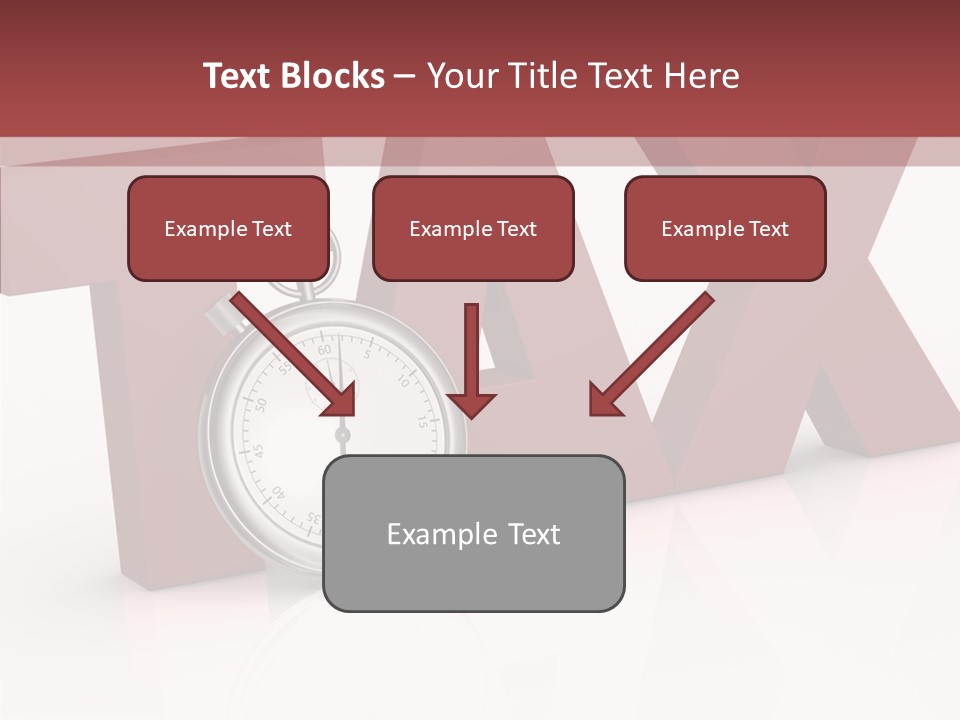 Timer Background Economy PowerPoint Template