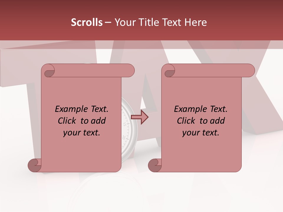 Timer Background Economy PowerPoint Template
