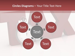 Timer Background Economy PowerPoint Template