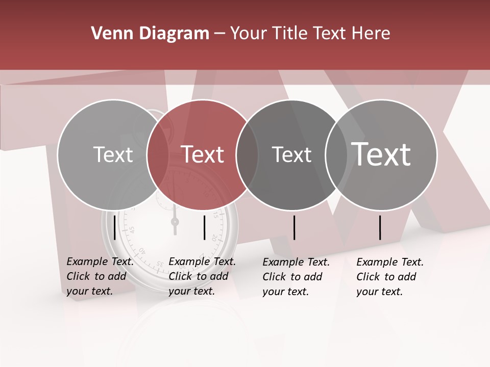 Timer Background Economy PowerPoint Template