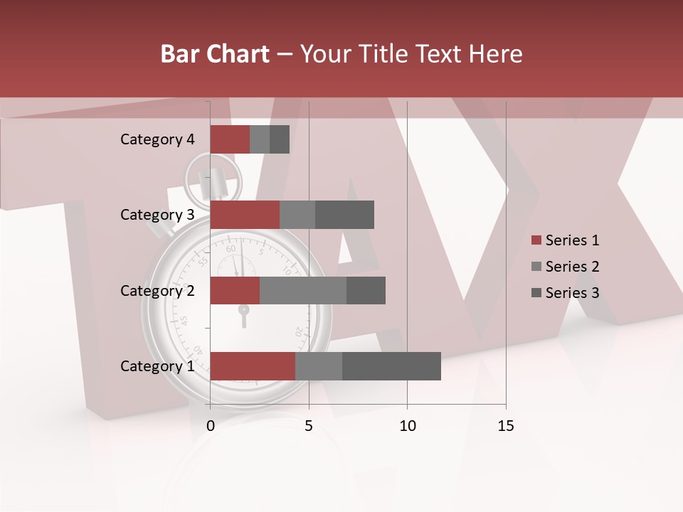 Timer Background Economy PowerPoint Template