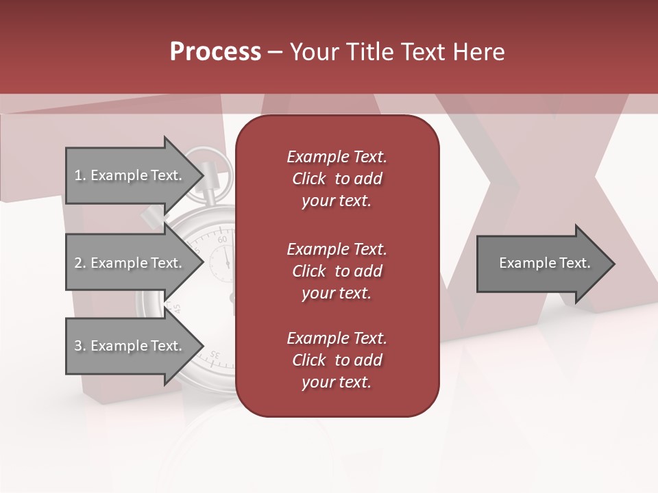 Timer Background Economy PowerPoint Template
