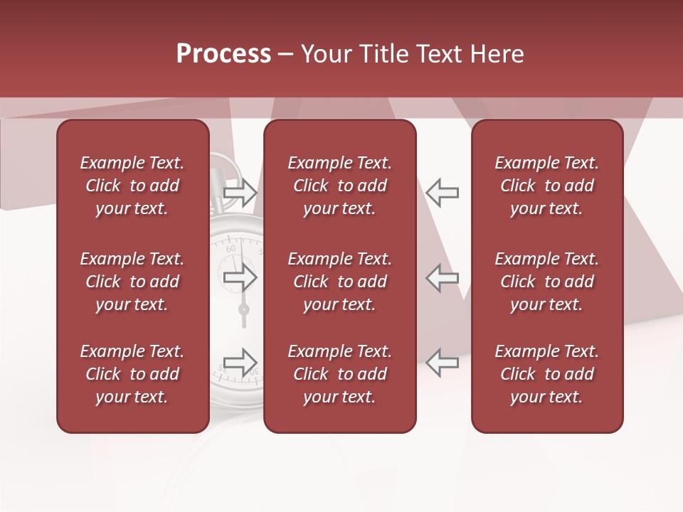 Timer Background Economy PowerPoint Template