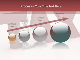 Timer Background Economy PowerPoint Template