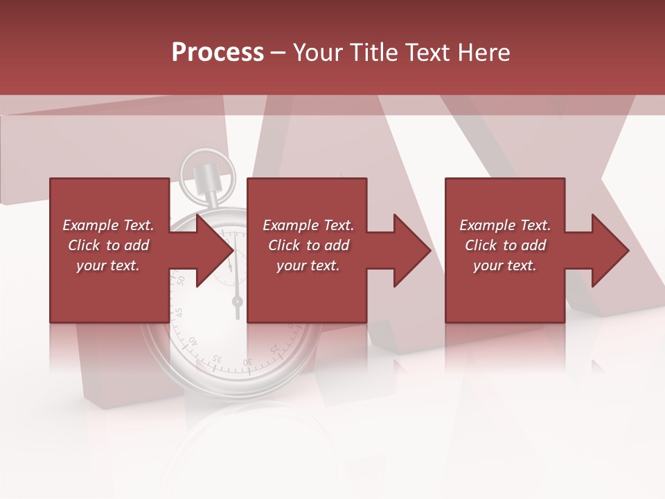 Timer Background Economy PowerPoint Template