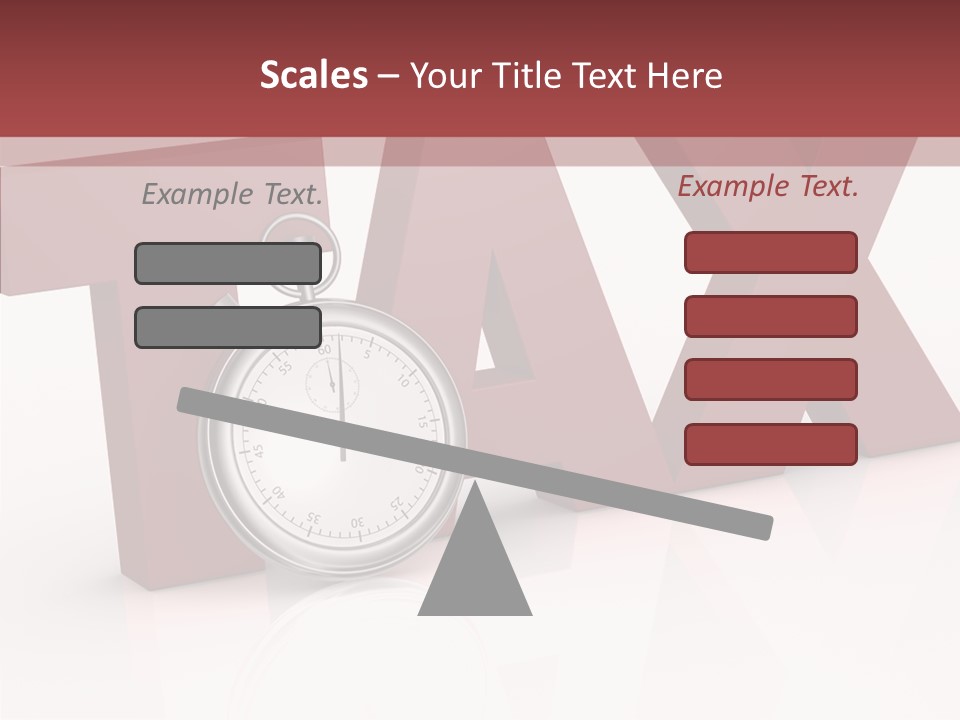 Timer Background Economy PowerPoint Template