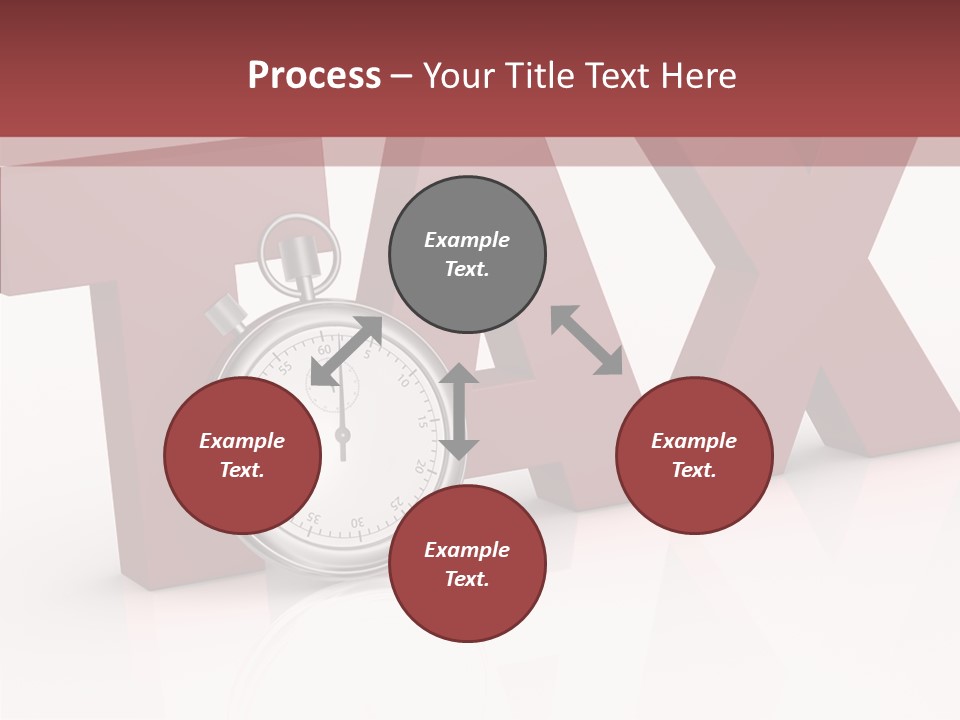 Timer Background Economy PowerPoint Template