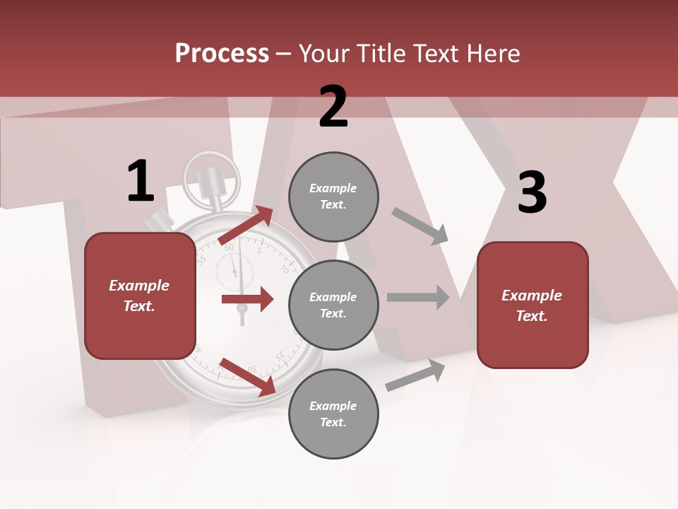 Timer Background Economy PowerPoint Template