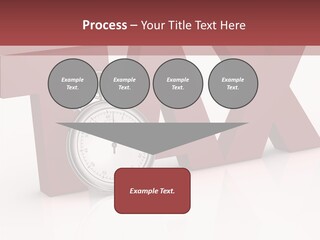 Timer Background Economy PowerPoint Template