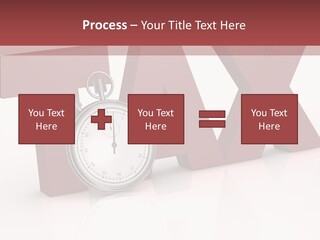 Timer Background Economy PowerPoint Template