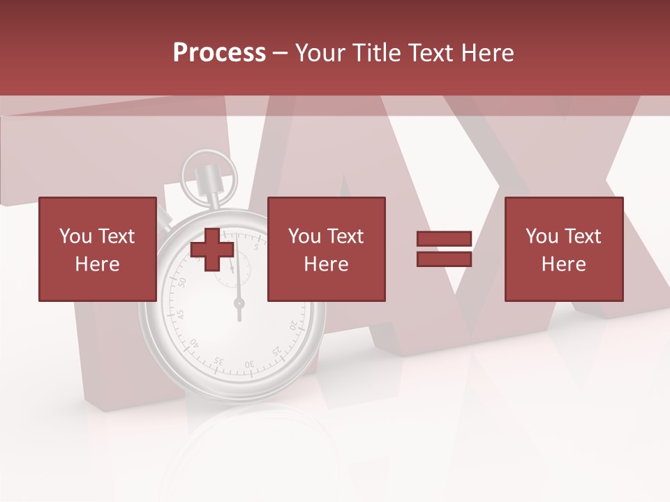 Timer Background Economy PowerPoint Template