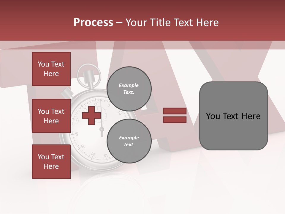 Timer Background Economy PowerPoint Template