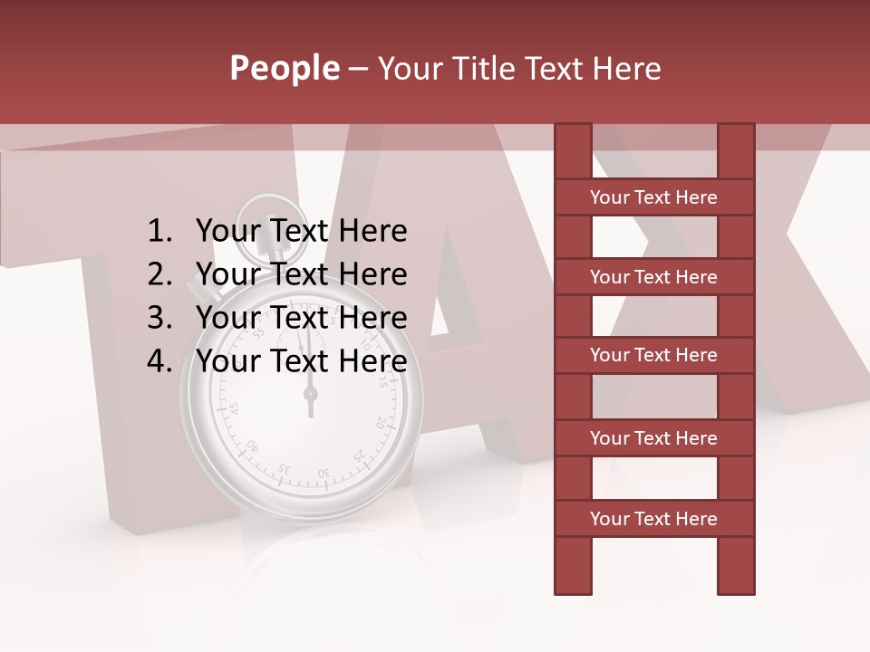 Timer Background Economy PowerPoint Template