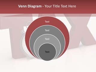 Timer Background Economy PowerPoint Template