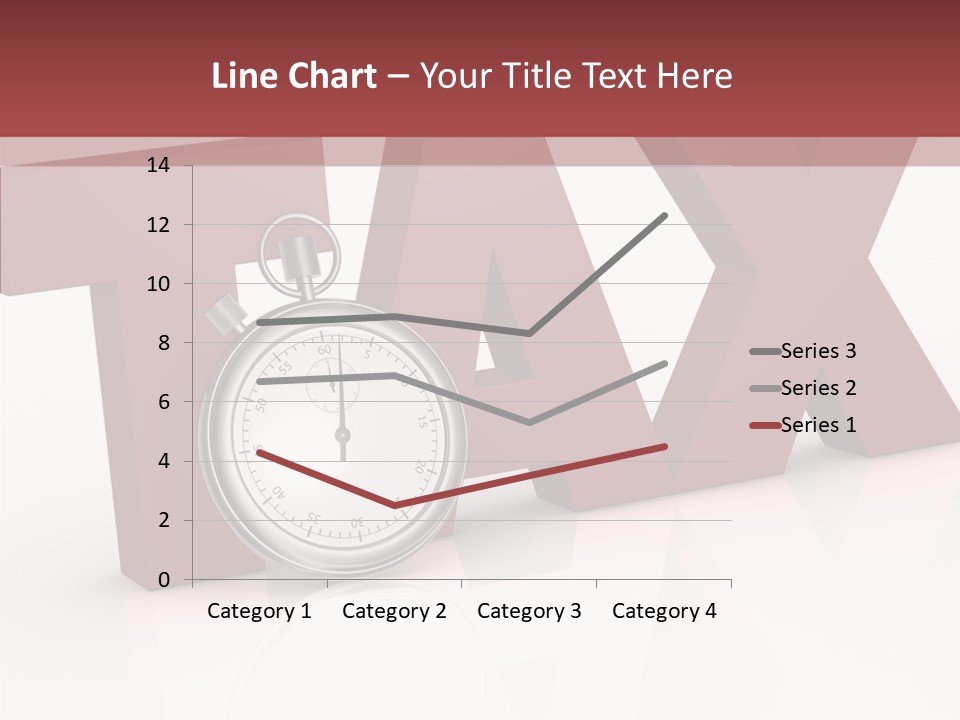 Timer Background Economy PowerPoint Template