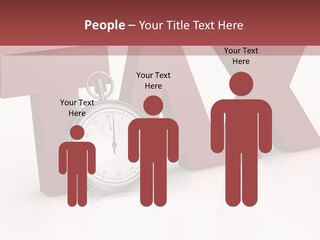 Timer Background Economy PowerPoint Template