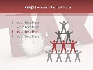 Timer Background Economy PowerPoint Template