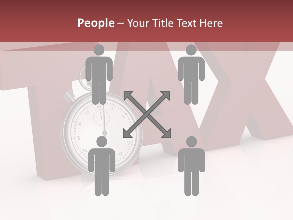 Timer Background Economy PowerPoint Template