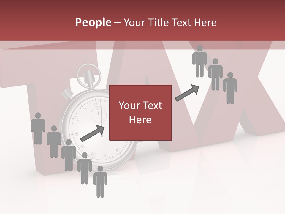 Timer Background Economy PowerPoint Template
