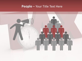 Timer Background Economy PowerPoint Template