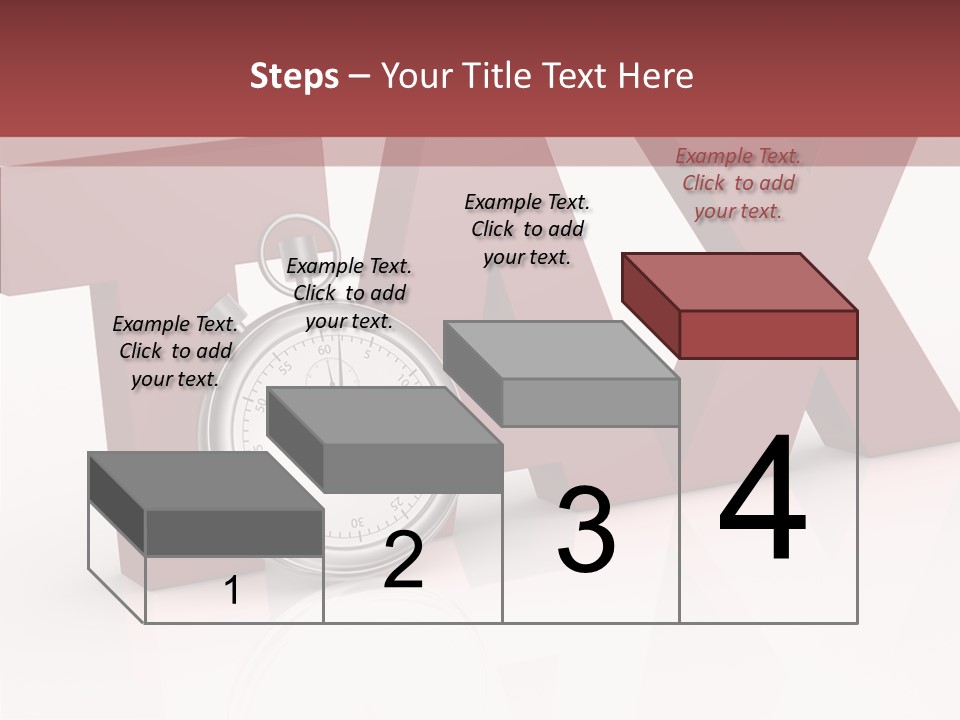 Timer Background Economy PowerPoint Template