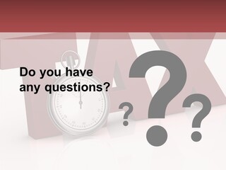 Timer Background Economy PowerPoint Template