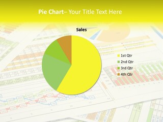 Stock Figures Progress PowerPoint Template