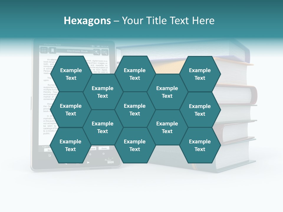 Handbook Knowledge Phone PowerPoint Template