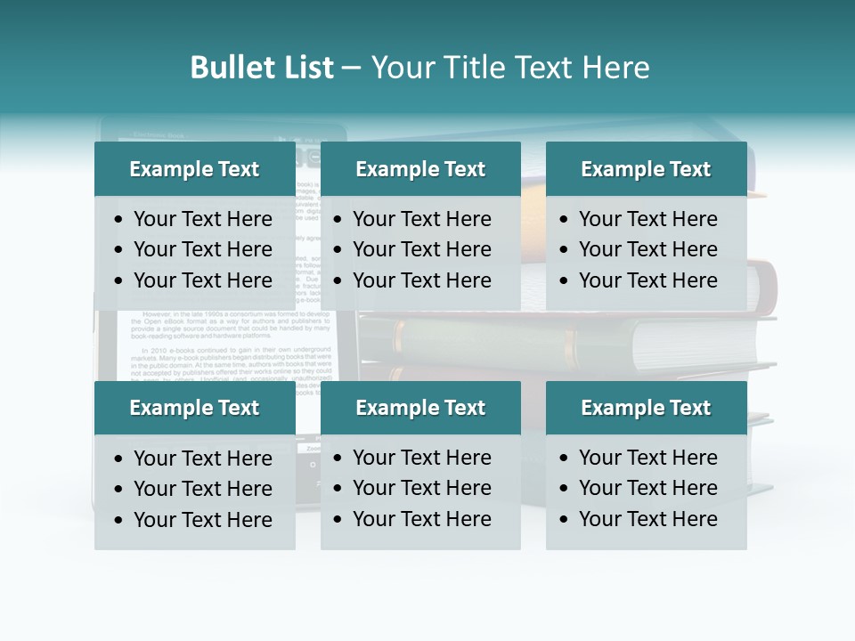 Handbook Knowledge Phone PowerPoint Template