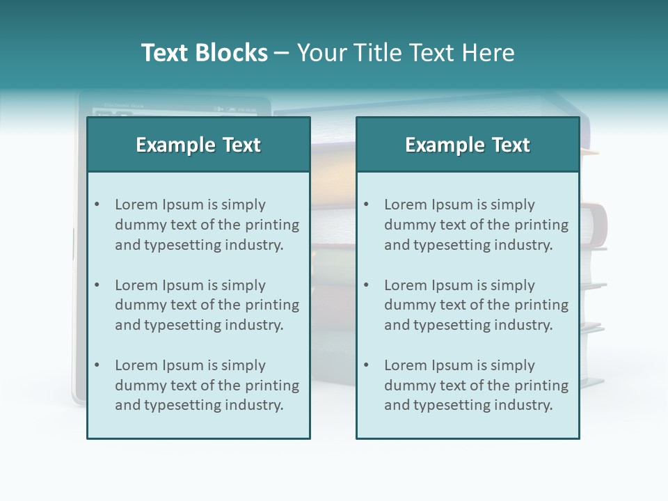 Handbook Knowledge Phone PowerPoint Template