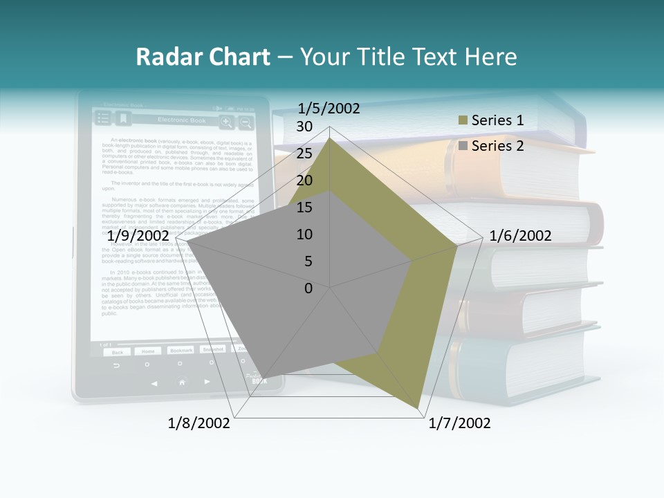 Handbook Knowledge Phone PowerPoint Template