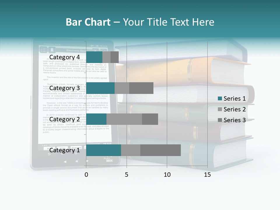 Handbook Knowledge Phone PowerPoint Template